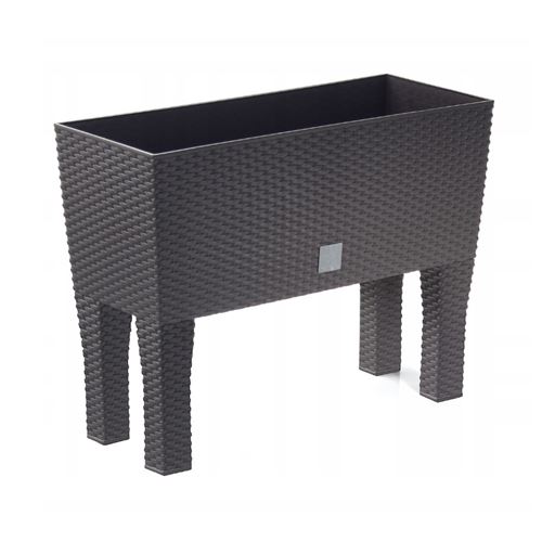 Prosperplast Jardinera Alta Rectangular con Autorriego 30 Litros