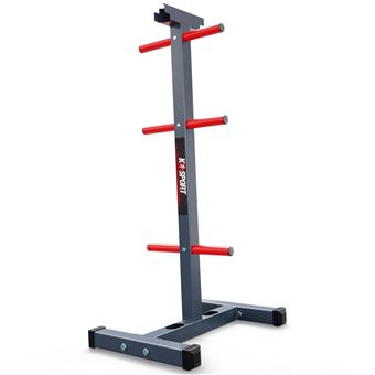 VEVOR Lot De 4 Supports Muraux Pour Disques De Poids 50,8 Mm – Capacité 150 Kg, Rangement Haltères Musculation Gym Maison