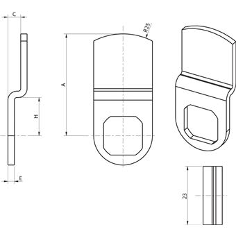 Came modèle 1729-43 - RONIS - 66827 - 1