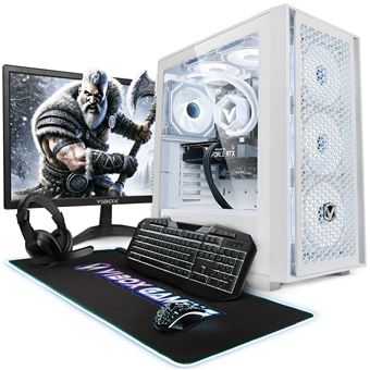Vibox Vii-101 Pc Gamer - 27 Écran - Core I9 10900f - Rtx 5060ti 8go - 16go Ram - 1to Nvme Ssd - Win11 - Wifi à Prix
