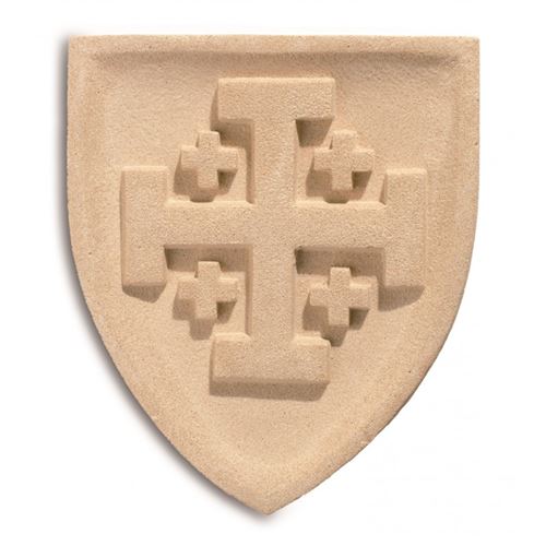 objet de décoration - IMPEXIT - Blason croix de Jérusalem 23,8/20/2,3 cm