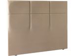 EPEDA Tête de lit Carre Chic 200cm enduit moka