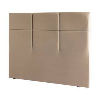 EPEDA Tête de lit Carre Chic 200cm enduit moka