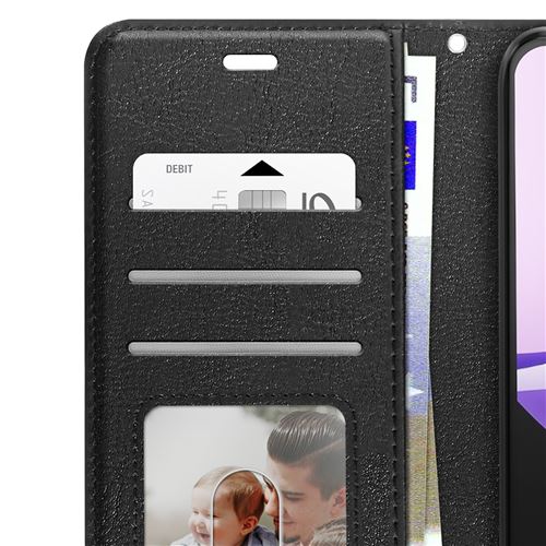 Étui Portefeuille Pour Xiaomi Redmi 15C 4G / Poco C85 - Cuir PU, Rabat Magnétique, Compartiments Cartes