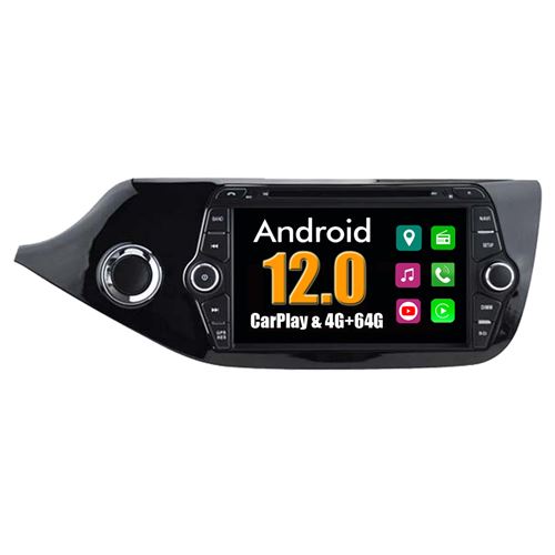 Autoradio CarPlay Multimédia RoverOne Android 4Go RAM 64Go ROM GPS pour Kia Ceed 2013 - 2016