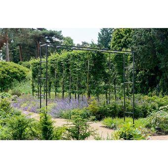 Harrod Horticultural Arche de jardin carr e en acier galvanis Square Longueur 3m