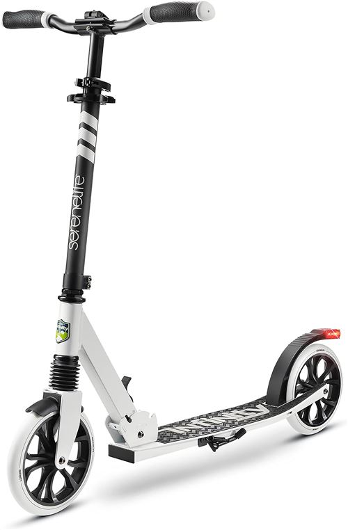 Trottinette Freestyle - SereneLife - Blanc - Hauteur Réglable