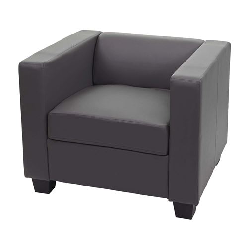 Mendler - Fauteuil Lounge Lille - Moderne - Gris - Image 3
