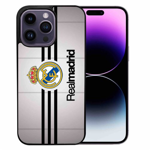 Coque souple pour iPhone 13 mini - Real Madrid Bandes. Accessoire  téléphone, protection coque
