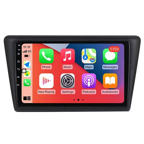 Autoradio Multimédia RoverOne CarPlay Android Auto DSP GPS pour Skoda Rapid 2013 - 2016