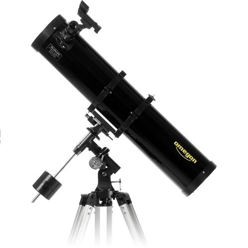 Télescope Omegon Newton 130/920 EQ-2 + Monture équatoriale + oculaires + trépied + viseur point rouge