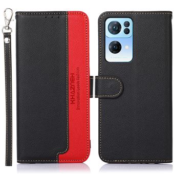 NEINEI Cover per OPPO A94 5G Custodia,Flip Folio Case in Texture Pelle