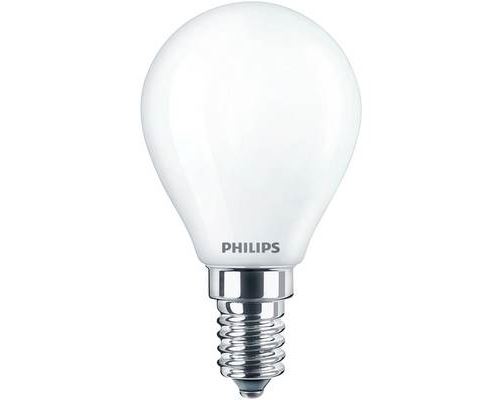 Ampoule Led E14 Sph&eacute;rique Blanc-froid D&eacute;polie 40w X1 Philips - L'unit&eacute;