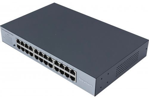 DEXLAN Switch Ethernet Dexlan 24 Ports Gigabit Rackable Fanless + Vlan