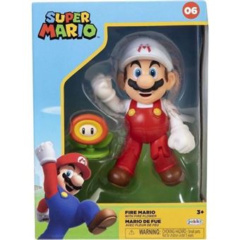 Figurine - JAKKS PACIFIC - Super Mario Bros : Mario de Feu - 10 cm -  Figurine de collection - Achat & prix