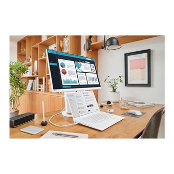 EIZO FlexScan EV2490-WT - Avec FlexStand - écran LED - 23.8" - 1920 x 1080 Full HD (1080p) @ 60 Hz - IPS - 250 cd/m² - 1000:1 - 5 ms - HDMI, DisplayPort, USB-C - haut-parleurs - blanc