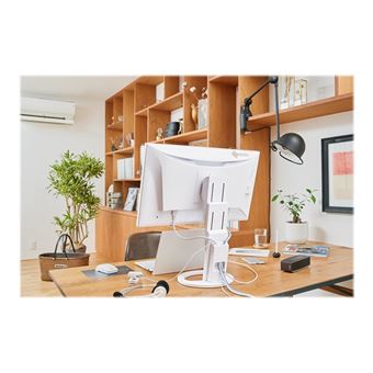 EIZO FlexScan EV2490-WT - Avec FlexStand - écran LED - 23.8" - 1920 x 1080 Full HD (1080p) @ 60 Hz - IPS - 250 cd/m² - 1000:1 - 5 ms - HDMI, DisplayPort, USB-C - haut-parleurs - blanc
