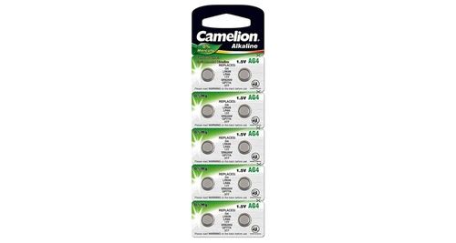 Piles boutons alkaline - pack de 10 piles ag4 lr626 377 sr626 606