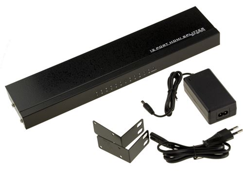 Répartiteur HDMI 1 entrée 4 sorties HD 4K/30Hz adaptateur HDMI 1.4 1x2