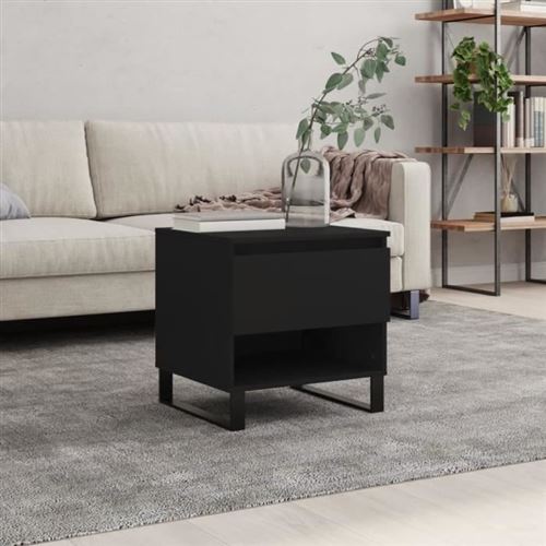 Vidaxl Noir - Table Basse Bois - Image 3