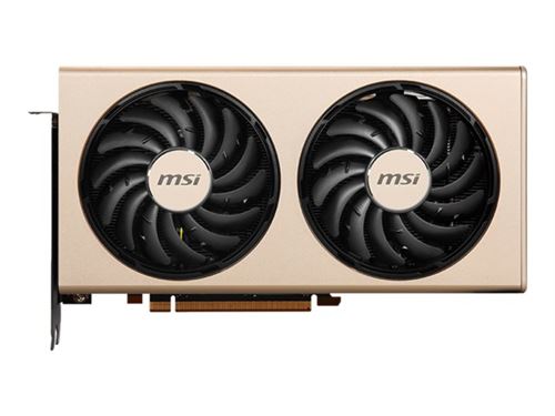 MSI Radeon RX 5700 XT EVOKE OC - Carte graphique - Radeon RX 5700 XT - 8 Go GDDR6 - PCIe 4.0 x16 - HDMI, 3 x DisplayPort - champagne