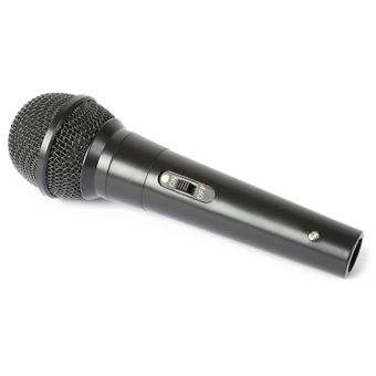 Fenton DM100 - Microphone dynamique, microphone filaire - Noir, Cordon de 3 mètres, Jack 6.35 mm male - 1