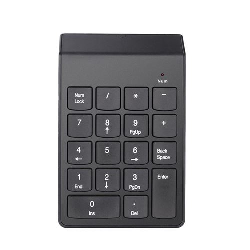 Pavé numérique Microsoft Wafenso, USB Filaire 18 Touches (14*9*2CM)-Noir