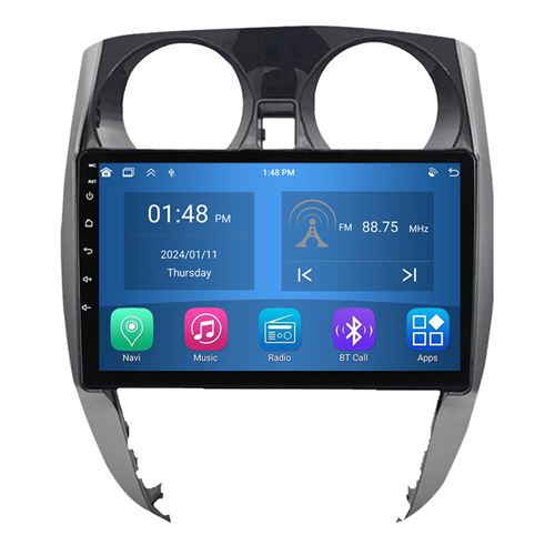 Autoradio RoverOne® Bluetooth CarPlay Android Auto Navigation 4Go RAM 64Go ROM pour Nissan Note 2 E12 2012-2021