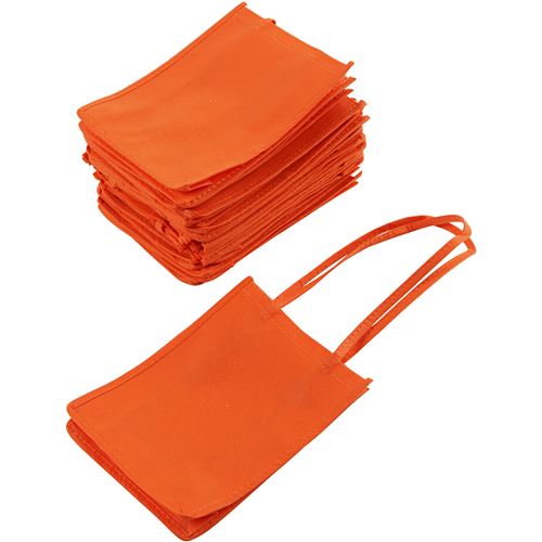 Creative sac en coton 20 x 15 x 7 cm orange 20 pièces