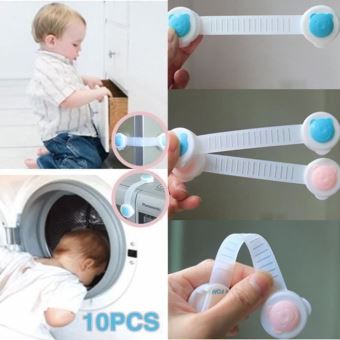 Bébé de sécurité Verrouillage Auto-adhésif Fermetures de sécurité pour enfants réglables pour armoire garde-robe équipement fauteuil réfrigérateur 