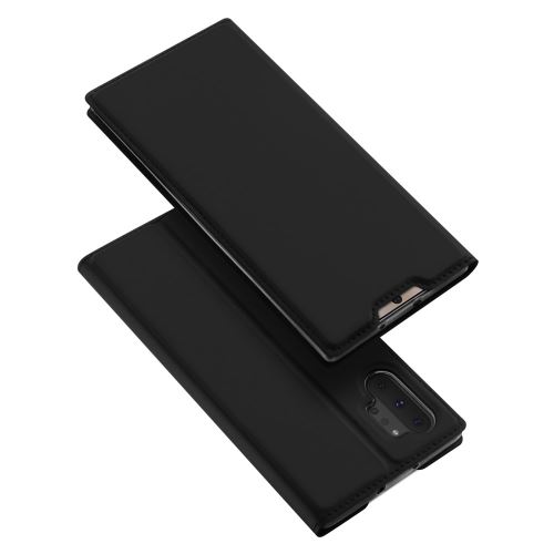 Etui en PU avec fente pour carte noir pour votre Samsung Galaxy Note 10 Plus