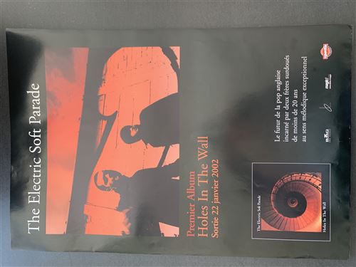 Acheter The Electric Soft Parade - Holes In The Wall 2002 - 40x60cm - Affiche État correct - 14,99 € The Electric Soft Parade - Holes In The Wall 2002 - 40x60cm - Affiche État correct - N/A reconditionné disponible sur Fnac