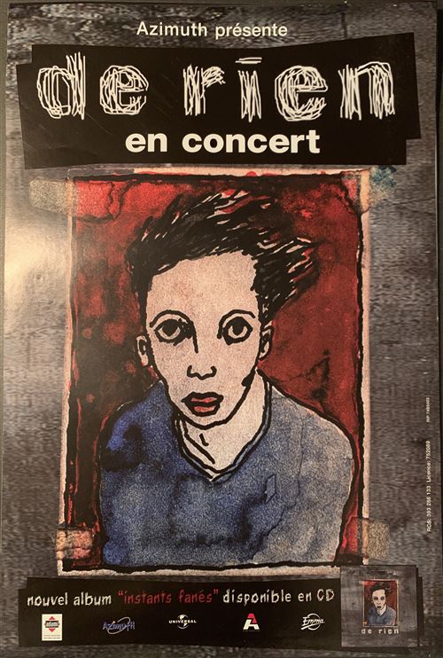 de rien - Instants Fanés - En Concert - 40x60cm - Affiche
