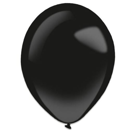 Amscan ballons 28 cm latex noir 50 pièces