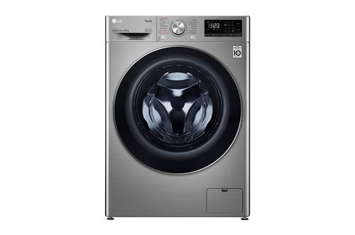 LG F84N42IXS - Machine à laver - indépendant - WiFi - largeur : 60 cm - profondeur : 56 cm - hauteur : 85 cm - chargement frontal - 59 litres - 8 kg - 1400 tours/min - inox