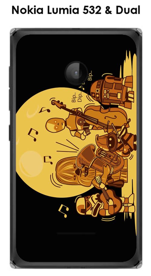 Coque Nokia Lumia 532 & Dual design dark-zic