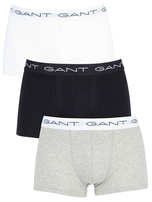 Gant Homme Paquet de 3 coton stretch Essential Trunks, Multicolore