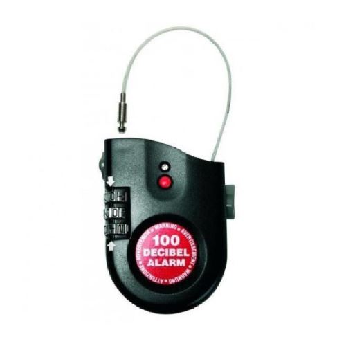 Cadenas antivol rétractable avec Alarme 100 décibel