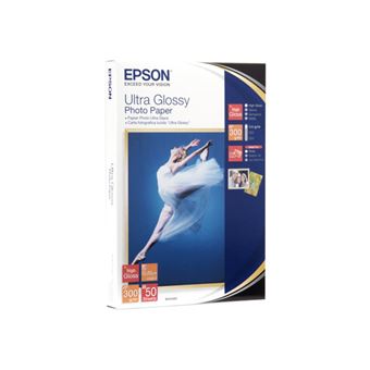 Papier d'impression Epson Papier Photo Glossy - A6 - 50 Feuilles