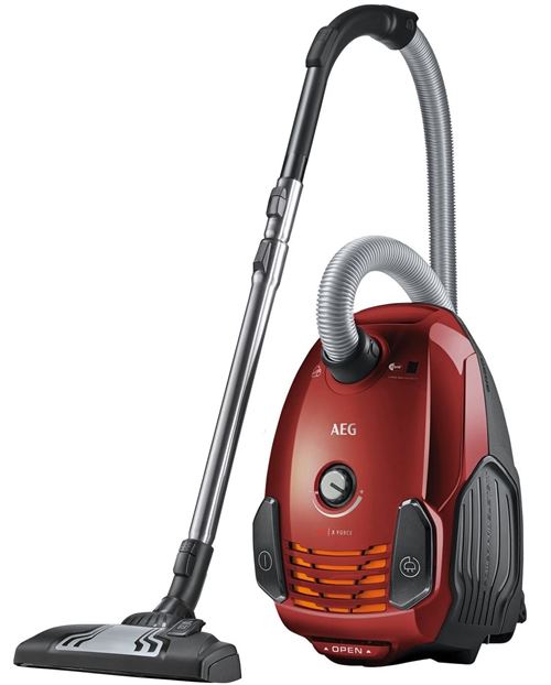 AEG Aspirateur traîneau rouge piment