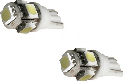 Carpoint feux de voiture T10 SMD led 12 V 1 W blanc 2 pièces