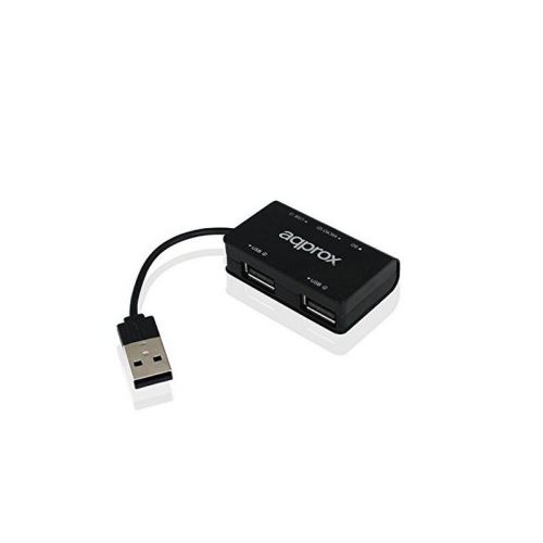 approx! 3 ports USB HUB 2.0 + MicroSD/SD Card Reader - hub - 3 poorten