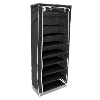 Armoire A Chaussures En Tissu 9 Etageres Pour 36 Paires De