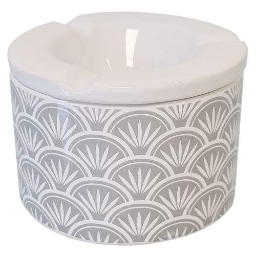 Cendrier anti-odeur Blanc et Gris