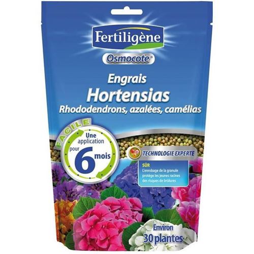 Engrais Osmocote Hortensias, Rhododendrons 750gr