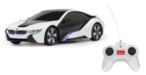 Jamara 404495 27 MHz 1:24 Scale White BMW i8 Deluxe Car - Image 3