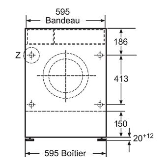 Siemens iQ500 WK14D542FF - Machine à laver séchante - intégré - largeur : 59.5 cm - profondeur : 58 cm - hauteur : 82 cm - chargement frontal - 52 litres - 7 kg - 1400 tours/min