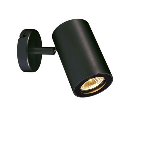 Enola_b Spot 1, Applique Et Plafonnier, Noir, Gu10, Max. 50w