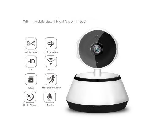 Caméra Ip 720P Hd Réseau Sans Fil Pan Tilt Sécurité Cctv Night Vision Cam Wifi AF138