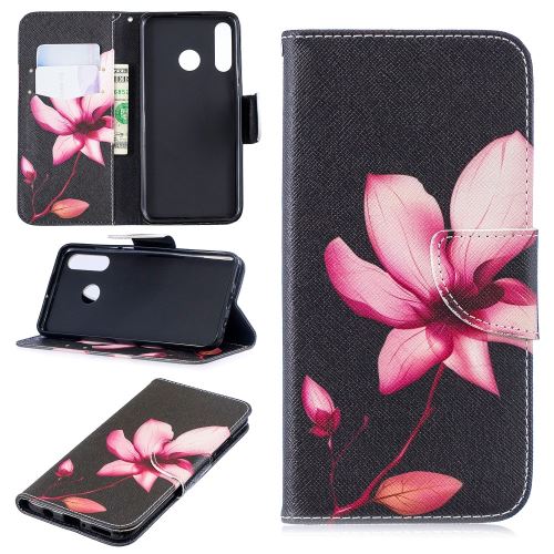 Etui en PU impression de motifs motif floral pour votre Huawei P30 Lite